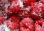 Recipe Frozen raspberries with sugar