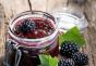Blackberry jam, jam and blackberry confiture